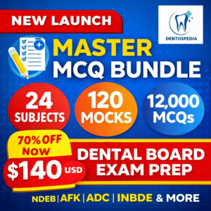 π₯π¦· MASTER MCQ BUNDLE FOR DENTAL BOARD EXAMS