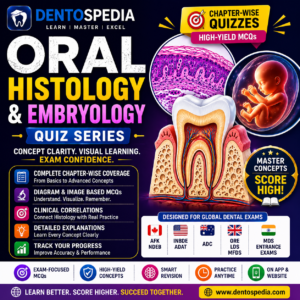 🔥🦷 ORAL HISTOLOGY & EMBRYOLOGY QUIZ SERIES – DENTOSPEDIA