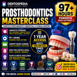 👑🦷 PROSTHODONTICS MASTERCLASS  97+ HOURS OF POWERFUL VIDEO LECTURES