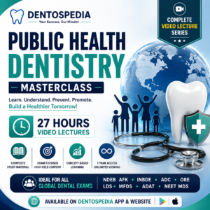 🌍🦷 PUBLIC HEALTH DENTISTRY MASTERCLASS VIDEO LECTURE SERIES